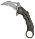 WE Knife Co. 708F Karambit Frame Lock Knife Bronze Ti (3.6" Stonewash)