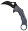 WE Knife Co. 708A Karambit Frame Lock Knife Blue Ti (3.6" Black SW)