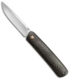 JD van Deventer Pinstripe Front Flipper Knife LSCF (2.875" Satin)