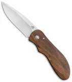 JD van Deventer EDC Friction Folder Knife Tamboti Wood (2.875" Satin)