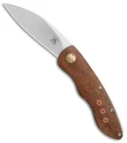Peter Steyn Custom Slip Joint Knife Desert Ironwood (3.25" Stonewash)