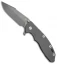 Hinderer Knives XM-18 3.5 Harpoon Spanto Gray G-10 / Blue Ano (CPM20CV Working)