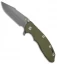 Hinderer Knives XM-18 3.5 Harpoon Spanto Knife OD Green G-10 (CPM20CV Working)
