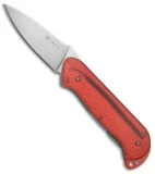 CRKT Rollock Pocket Knife Red Translucent (2.25" Polish) 5202R