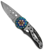 CRKT Van Hoy Snap Fire Folding Knife (2.3" Bead Blast Serr) 5011