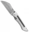Merriken Knives Merk Frame Lock Knife Ti/Blackwood CF (3.875" Acid Stonewash)