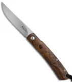 Kansei Matsuno Custom DB07 Friction Folder Knife Ironwood (3.125" Satin)