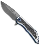 Darrel Ralph DDR Custom AOD Knife Carbon Fiber/MokuTi (4" Damascus)