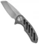 Curtiss Knives F3 Medium Wharncliffe Knife OvalTac Ti (3.125" Stonewash)