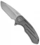 Curtiss Knives F3 Medium Frame Lock Knife Ball Mill Ti (3.25" Stonewash)