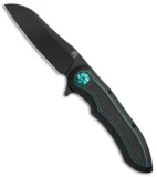 Millit Knives Jerry Moen Max Evolution Black/Green Ano (3.75" Black)