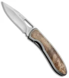 Buck Graduate Liner Lock Knife Burlwood (2.375" Satin)