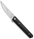 Boker Plus Kwaiken Duplex Flipper Knife Black G-10 (3.5" Satin VG-10) 01BO282