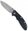 Hinderer Knives XM-18 3.5 Slicer Frame Lock Knife Black/Blue G-10 (Stonewash)