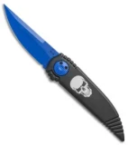 Paragon Phoenix Knife Death Head Black (3.8" Blue Cerakote)