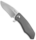 Robert Oldaker Blades ROB Gladius Frame Lock Knife Zirc/Ti (3.375" Satin)