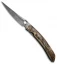 Deviant Blades Noname Frame Lock Knife Mammoth (4.625" Damascus)