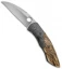 Deviant Blades Freestyle Frame Lock Knife Mammoth Ivory (3.375" Satin)