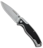 Schrade Ultra Glide Liner Lock Folding Knife Black G-10  (3.5" Stonewash) SCH305