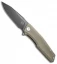 Stedemon Knife Co. ZKC C02 Liner Lock Knife Desert Tan G-10 (3.75" Black SW)
