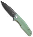 Stedemon Knife Co. ZKC C02 Liner Lock Knife Jade G-10 (3.75" Black SW)