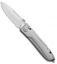 LionSteel Big Daghetta Folding Knife Titanium (3.7" Satin)
