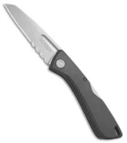 Gerber Shark Belly Lock Back Knife Gray GFN (3.2"  Satin Serr) 31-003216