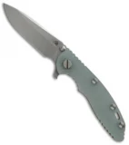 Hinderer Knives XM-18 3.0 Spear Point Knife Translucent Green G-10/Bronze Ti(SW)