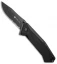 Steel Will Knives Onrush 632S Tactical Liner Lock Knife (3.75" Black Serr)