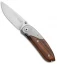 LionSteel Mini Cocobolo Wood w/ Titanium Bolster Folding Pocket Knife 8200 CB