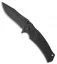 Combative Edge M1X Clip Point Liner Lock Knife Black Aluminum (3.25" Black)