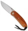 LionSteel Mini Cocobolo Wood Gentleman's Liner Lock Knife (2.4" Satin) 8210 CB