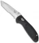 Benchmade Mini Griptilian Tanto AXIS Lock Knife Black (2.91" Satin Serr) 557S