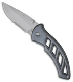 Buck Parallex-2.8 Frame Lock Knife Gray (2.8" Bead Blast Serr) 0318GYX
