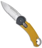Buck Redpoint Button Lock Knife Yellow (2.75" Satin Serr) 0750YWX