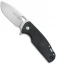 Viper Knives Vox Kyomi Flipper Knife Black G-10 (3.1" Stonewash) V5940GB