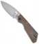 Strider Knives PT-CC Coyote Brown G-10 Folding Knife (Stonewash PLN)