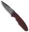 Tekut Fire Snake Liner Lock Knife Red/Black G-10 (3.5" Black) LK4120
