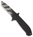 Tekut Ares B Liner Lock Folding Knife Black G-10 (3.625" Tiger Stripe Serr)