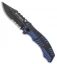 Smith & Wesson Border Guard Liner Lock Knife Blue G-10 (3.5" Black SW) SWBG9BLS