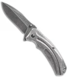 Schrade Stonewash Liner Lock Knife (3.5" Black SW) SCH504