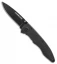 Schrade Folding Knife Black Aluminum (3.125" Black) SCH401LALBKCP