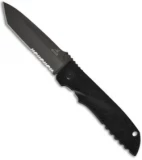 Gerber Icon Tanto Liner Lock Knife (4.25" Black Serr) 0372