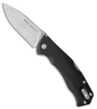 Real Steel H7 Snow Leopard Lockback Knife Black G-10 (3.5" Satin) RS7795