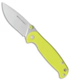 Real Steel H6-S1 Liner Lock Knife Lime Green G-10 (3.375" Stonewash) RS7775