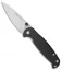 Real Steel H6 Elegance Liner Lock Knife Black CF/G-10 (3.75" Satin) RS7611