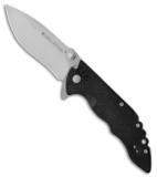 Real Steel E77 Liner Lock Knife Black G-10 (3.25" Bead Blast)