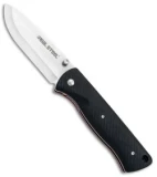 Real Steel Bushcraft Folder Liner Lock Knife Black G-10 (3.5" Satin) 3716