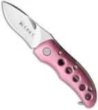 CRKT McGinnis Shrimp Frame Lock Knife Pink (1.75" Satin) 1183