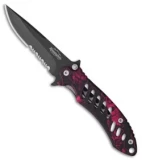 Remington Sportsman F.A.S.T. Manual Folding Knife Red (3.625" Black Serr)